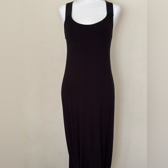 Athleta Dresses & Skirts - ATHLETA Elegant Black Sleeveless Maxi Dress Size XS